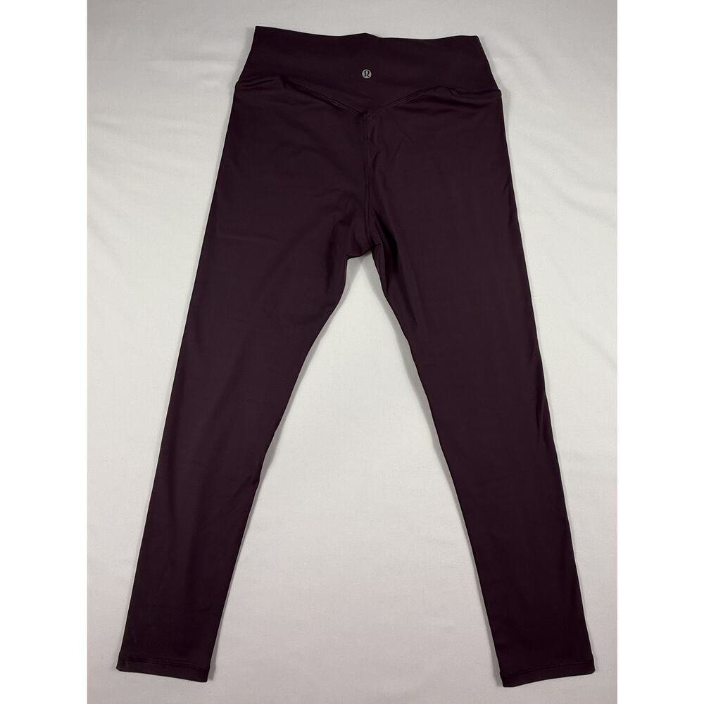 Lululemon Align High-Rise Leggings in a dark purple